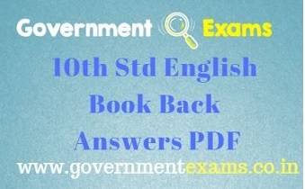 10th english book back answers pdf