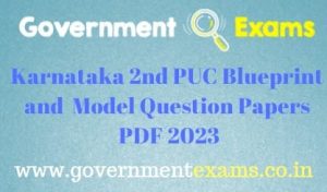 Nd Puc Model Question Papers Pdf Government Exams