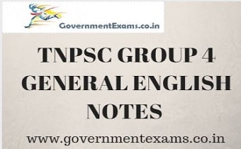 TNPSC Group 4 General English Study Material