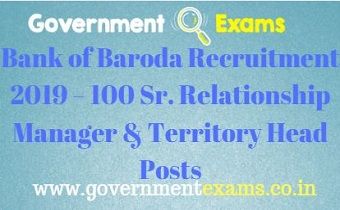 Bank of Baroda Recruitment 2019