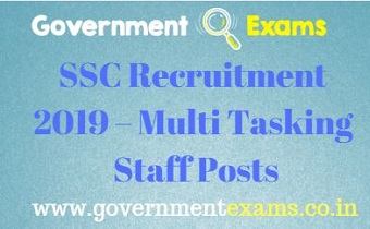 SSC Recruitment 2019