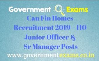 Can Fin Homes Recruitment 2019