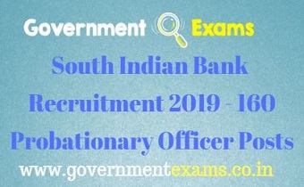 South Indian Bank Recruitment 2019