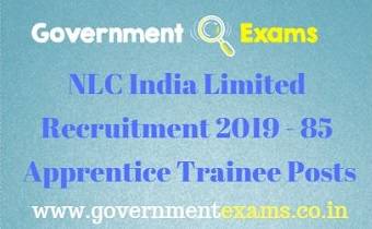 NLC India Limited Recruitment 2019