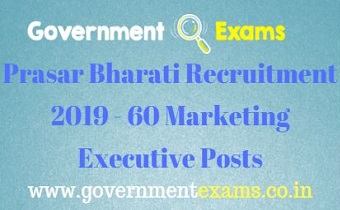 Prasar Bharati Recruitment 2019