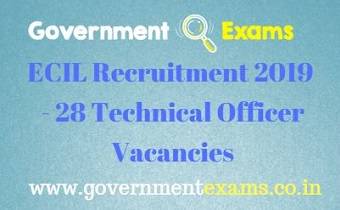 ECIL Technical Officers Recruitment 2019