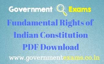 Fundamental Rights of Indian Constitution