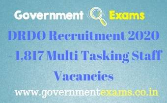 DRDO MTS Recruitment 2020