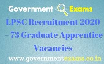 LPSC Graduate Apprentice Recruitment 2020