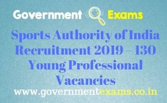 Sports Authority of India Recruitment 2019