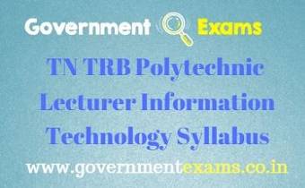 TN TRB Information Technology Syllabus
