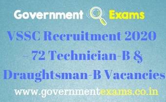 VSSC Technician & Draughtsman Recruitment 2020