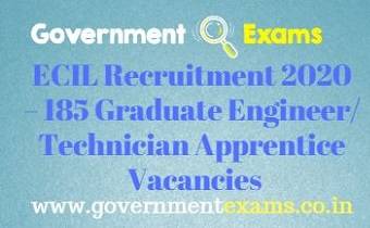 ECIL Graduate Engineer/ Technician Apprentice Recruitment 2020