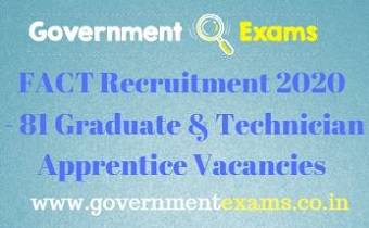 FACT Graduate and Technician Apprentice Recruitment 2020