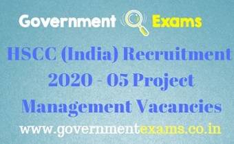 HSCC India Recruitment 2020