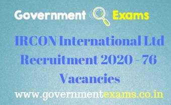 IRCON International Limited Recruitment 2020
