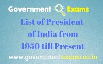 List of President of India
