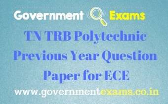 TRB Polytechnic Previous Year Question Paper for ECE