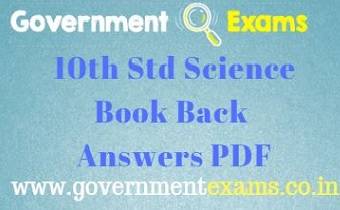 Samacheer Kalvi 10th Science Book Back Questions and Answers
