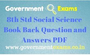 8th New Social Book Back Questions and Answers