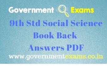 Samacheer Kalvi 9th Social Science Book Back Solutions