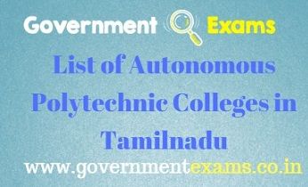 Autonomous Polytechnic Colleges in Tamilnadu
