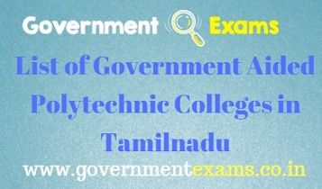 Government Aided Polytechnic Colleges in Tamilnadu