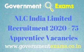 NLC India Limited Apprentice Recruitment 2020