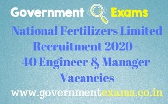 National Fertilizers Limited Recruitment 2020