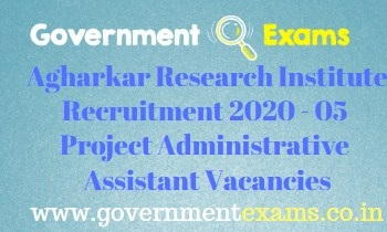 Agharkar Research Institute Recruitment 2020