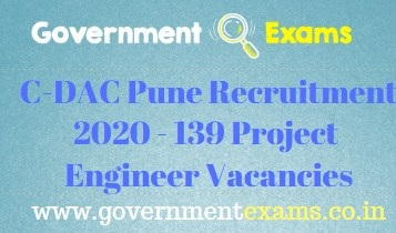 C-DAC Project Engineer Recruitment 2020