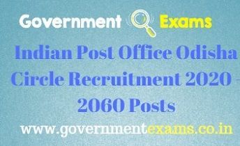 Indian Post Office Odisha Circle Recruitment 2020