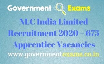 NLC Recruitment 2020