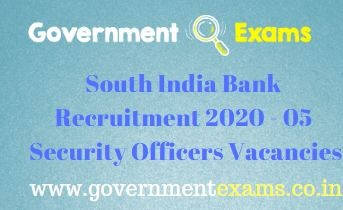 SIB Security Officers Recruitment 2020
