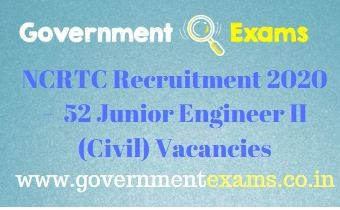 NCRTC Junior Engineer Recruitment 2020