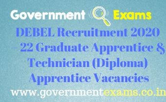 DRDO DEBEL Apprentice Recruitment 2020