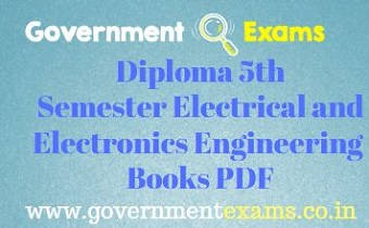 Diploma 5th Semester EEE Books