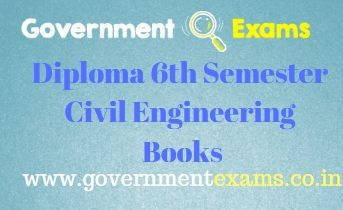 Diploma 6th Semester Civil Engineering Books