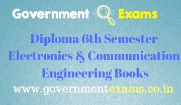 Diploma 6th Semester ECE Books