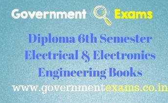 Diploma 6th Semester EEE Books