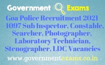 Goa Police Recruitment 2021