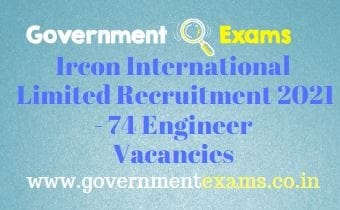 IRCON International Limited Engineer Recruitment 2021