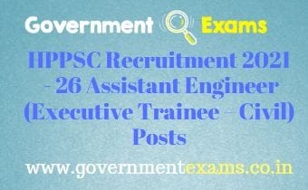 HPPSC Assistant Engineer Recruitment 2021