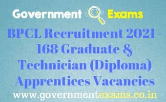 BPCL Graduate Diploma Apprentices Recruitment 2021