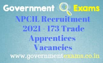 NPCIL Trade Apprentices Recruitment 2021