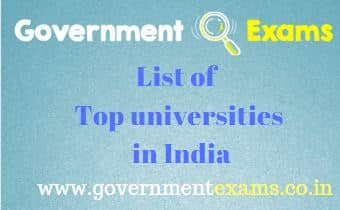 List of Top universities in India
