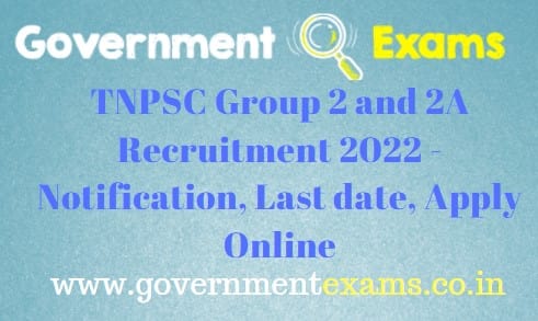 TNPSC Group 2 2A Recruitment 2022