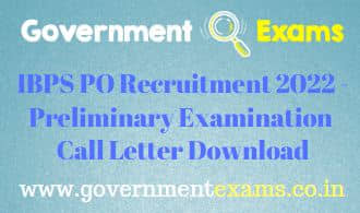 IBPS PO MT Call Letter Download 2022