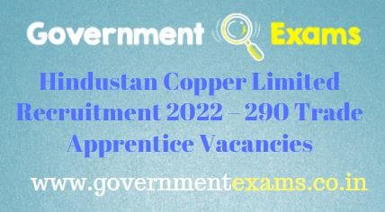 Hindustan Copper Limited Trade Apprentice Recruitment 2022
