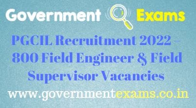 PGCIL Field Engineer Supervisor Recruitment 2022